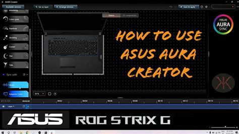 <strong>Aura Creator</strong> is an advanced lighting effect editor for users to create their lighting profile and apply to <strong>Aura</strong> Sync. . Asus aura creator